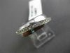 ANTIQUE WIDE .60CT DIAMOND 14KT WHITE GOLD 3D FLOATING CRISS CROSS RING #16710