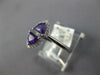 .70CT DIAMOND & AAA AMETHYST 14KT WHITE GOLD TRILLION & ROUND CRISS CROSS RING