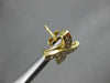 ESTATE .65CT DIAMOND 14KT YELLOW GOLD ETOILE "X" SHAPE PUSH BACK EARRINGS #5919