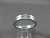 ESTATE WIDE 0.16CTW DIAMOND 14KT WHITE GOLD 2 STONE PRINCESS CUT FUN RING #14391