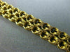 ANTIQUE LARGE & LONG 14KT YELLOW GOLD 3D HANDCRAFTED FLOWER NECKLACE #26226