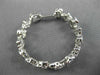 ESTATE EXTRA LARGE 3.38CT DIAMOND 18KT WHITE GOLD HOOP HUGGIE HANGING EARRINGS