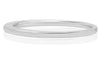 ESTATE 14KT WHITE GOLD 3D CLASSIC SHINY 3MM WEDDING ANNIVERSARY RING BAND