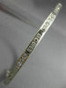 ANTIQUE 1.10CT ROUND CUT DIAMOND 18KT WHITE GOLD FILIGREE BANGLE BRACELET #19087