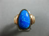 ESTATE LARGE .23CT CHOCOLATE FANCY DIAMOND & AAA OVAL 14K WHITE GOLD HALO RING