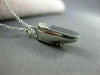 ESTATE .10CT DIAMOND 14KT WHITE GOLD BABY SHOE PENDANT & CHAIN F/G VS #191