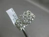 ESTATE WIDE .81CT DIAMOND 18KT WHITE GOLD SEMI ETERNITY WEDDING ANNIVERSARY RING