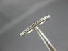 ESTATE .36CT DIAMOND 14K WHITE GOLD CLASSIC ROUND SEMI ETERNITY ANNIVERSARY RING