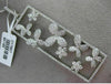 ESTATE MASSIVE 2.67CT DIAMOND 18KT WHITE GOLD FLOWER BUTTERFLY FLOATING PENDANT