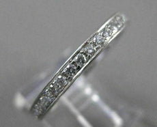 ANTIQUE 1.0CT DIAMOND PLATINUM MILGRAIN ETERNITY WEDDING ANNIVERSARY RING #17133