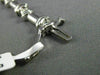 ESTATE .55CT DIAMOND 14KT WHITE GOLD 3D SEMI BEZEL PRONG BEZEL TENNIS BRACELET