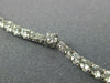 ESTATE LARGE 8.91CT DIAMOND & AAA SAPPHIRE 18K WHITE GOLD SEMI ETERNITY NECKLACE