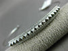 ESTATE .26CT DIAMOND 14KT WHITE GOLD PYRAMID SPIKE FLEXIBILE FUN BANGLE BRACELET