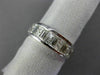 ESTATE 1.40CT DIAMOND 14KT WHITE GOLD 3D CHANNEL WEDDING ANNIVERSARY RING 6mm