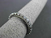 ESTATE 1.25CT ROUND DIAMOND 14KT WHITE GOLD SHARED PRONG ETERNITY RING 2mm WIDE