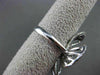 ESTATE LARGE 2.52CTW BLACK & WHITE DIAMOND 18KT WHITE GOLD 3D FLOWER FUN RING