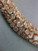 ESTATE LARGE GIA 37.02CT PINK DIAMOND 18K ROSE GOLD MULTI SHAPE CLUSTER NECKLACE