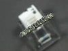ESTATE .25CT DIAMOND 14KT WHITE GOLD CLASSIC SEVEN STONE ANNIVERSARY RING 19779