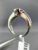 1.27CT DIAMOND & AAA PINK TOPAZ 14KT WHITE GOLD 3D SEMI FILIGREE ENGAGEMENT RING