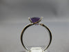 2.08CT DIAMOND & AAA AMETHYST 14KT WHITE GOLD 3D SQUARE TENSION CRISS CROSS RING