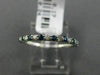 .41CT DIAMOND & AAA SAPPHIRE 14KT WHITE GOLD 3D SEMI ETERNITY ANNIVERSARY RING