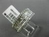 WIDE 2.06CT DIAMOND ROUND PRINCESS BAGUETTE 18KT WHITE GOLD ANNIVERSARY RING