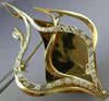 ESTATE SAMMY DAVIS JR 1.40CT DIAMOND 18K WHITE ROSE GOLD FISH PIN BROOCH #20064