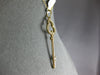 ESTATE .40CT DIAMOND 14KT YELLOW GOLD 3D 3 LEAF CLOVER KEY TO YOUR HEART PENDANT