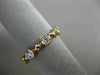 ESTATE .64CT DIAMOND 14K ROSE GOLD 3D ETOILE ETERNITY WEDDING ANNIVERSARY RING