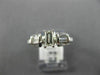 ESTATE .71CT BAGUETTE DIAMOND 14KT WHITE GOLD 3D CLASSIC 3 STONE ENGAGEMENT RING
