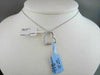 ESTATE .58CT DIAMOND 14KT WHITE GOLD OPEN MICRO PAVE HEART PENDANT & CHAIN