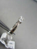 ESTATE 1.0CT 14KT WHITE & YELLOW GOLD PAST PRESENT FUTURE MILGRAIN DIAMOND RING