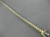 ESTATE LONG 3.10CT DIAMOND 14K YELLOW GOLD CLASSIC TENNIS BRACELET W/SAFETY LOCK