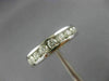 2.20CT ROUND DIAMOND 14K WHITE GOLD 3D CHANNEL ETERNITY WEDDING ANNIVERSARY RING