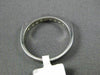 ESTATE .36CT DIAMOND 14KT WHITE GOLD 9 STONE SEMI BEZEL ANNIVERSARY RING #5456