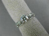 ANTIQUE .52CT DIAMOND 18K WHITE GOLD 3D FILIGREE SOLITAIRE ENGAGEMENT RING #6195