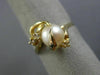 ESTATE .07CT DIAMOND & AAA SOUTH SEA PEARL 14K YELLOW GOLD 3D BIRD NEST FUN RING
