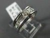 ESTATE .41CT DIAMOND 18KT WHITE GOLD SOLITAIRE TENSION ENGAGEMENT RING #17192