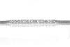 2.26CT DIAMOND 18KT WHITE GOLD ROUND & BAGUETTE SEMI ETERNITY PANTHER BRACELET