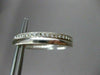 ESTATE WIDE .50CT DIAMOND HOOPS 14KT WHITE GOLD EARRINGS F/G VVS BEAUTIFUL #1439