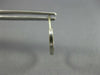 ANTIQUE SMALL 14KT WHITE GOLD 3D HANDCRAFTED FILIGREE HOOP EARRINGS #25586