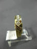 ESTATE .60CT DIAMOND 14KT YELLOW GOLD 3D SIX STONE ROUND ANNIVERSARY RING #5695