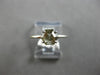 1.15CT CHOCOLATE FANCY DIAMOND 18KT WHITE GOLD SOLITAIRE HEXAGON ENGAGEMENT RING