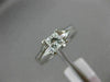 ESTATE .50CT PRINCESS DIAMOND 14KT WHITE GOLD CLASSIC SOLITAIRE ENGAGEMENT RING