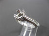 ESTATE .70CT DIAMOND 14K WHITE GOLD 3D FILIGREE SEMI MOUNT ENGAGEMENT RING 19360