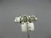 ESTATE .71CT BAGUETTE DIAMOND 14KT WHITE GOLD 3D CLASSIC 3 STONE ENGAGEMENT RING