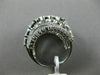 LARGE 3.28CT ROUND & MARQUISE DIAMOND 18KT WHITE GOLD CRISS CROSS MULTI ROW RING