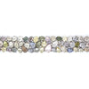 EXTRA LARGE 171.84CT DIAMOND & AAA MULTI COLOR SAPPHIRE 18KT WHITE GOLD BRACELET