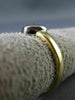 ESTATE .08CT DIAMOND 14K WHITE & YELLOW GOLD SOLITAIRE HEART PROMISE RING #21996