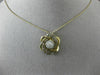 ESTATE LARGE 1.0CT DIAMOND 14K YELLOW GOLD FLOWER STAR OF DAVID FLOATING PENDANT